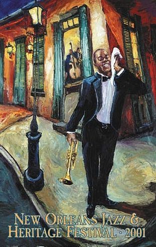 James Michalopoulos, 2001 Louis Armstrong Jazz Fest
Print
OPTIONS AVAILABLE:

Re-Marque 40" x 25": $4,500.00
