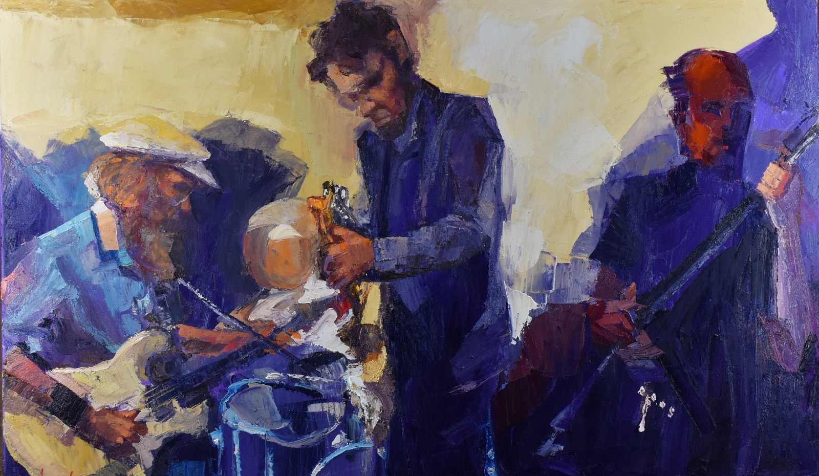 James Michalopoulos, Driving It Home
Oil on Canvas, 36 x 60 in.
This work is currently on display at the Jazz Museum in New Orleans as a part of the "From the Fat Man to Mahalia: James Michalopoulos’ Music Paintings at the New Orleans Jazz Museum" Exhibition.
$23,000