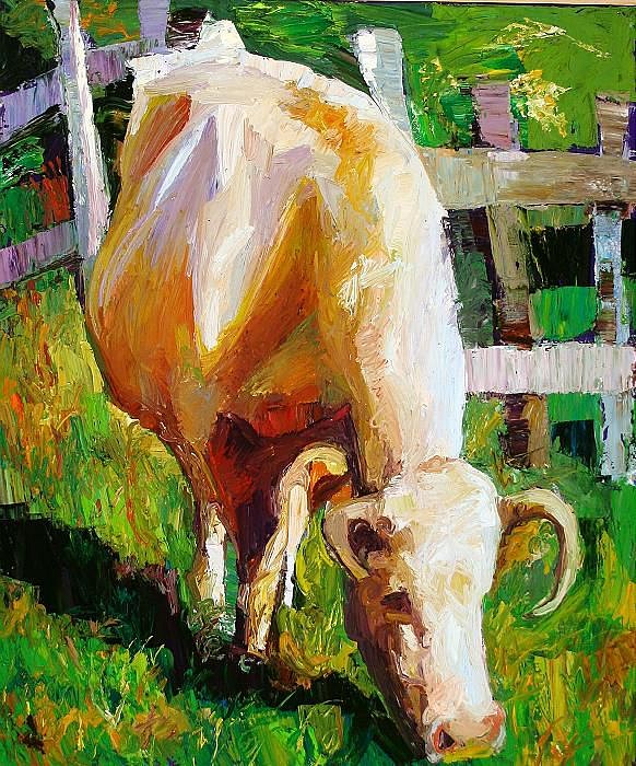 James Michalopoulos, Holy Cow
Oil on Canvas, 47 x 39 in.
$14,000