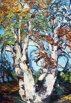 James Michalopoulos - Birch Billious 60 x 42 in. $28,900