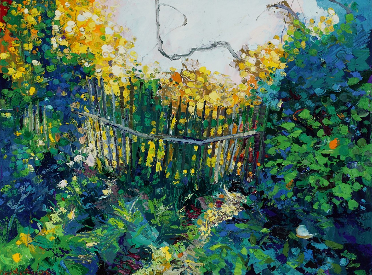 James Michalopoulos, Gates to Green Lovely
oil, 47 x 63 in.
$25,000