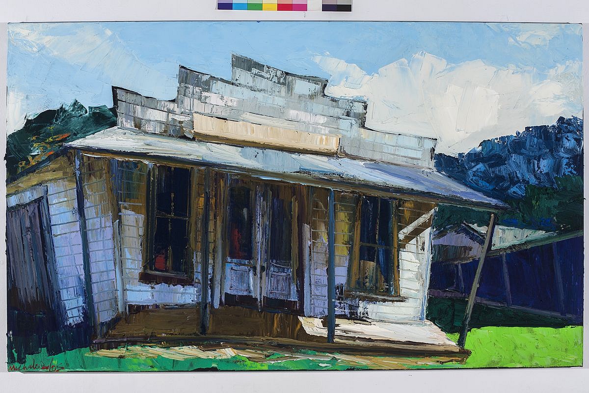 James Michalopoulos, Shack Attack
Oil on Canvas, 36 x 60 in.
$19,789.76