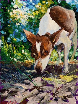 James Michalopoulos - Grrr 31 1/2 x 23 1/2 in. $9,800